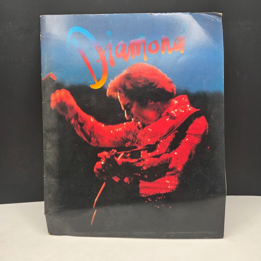 Neil Diamond Concert Tour Program Vintage 1980 The Jazz Singer Souvenir Book